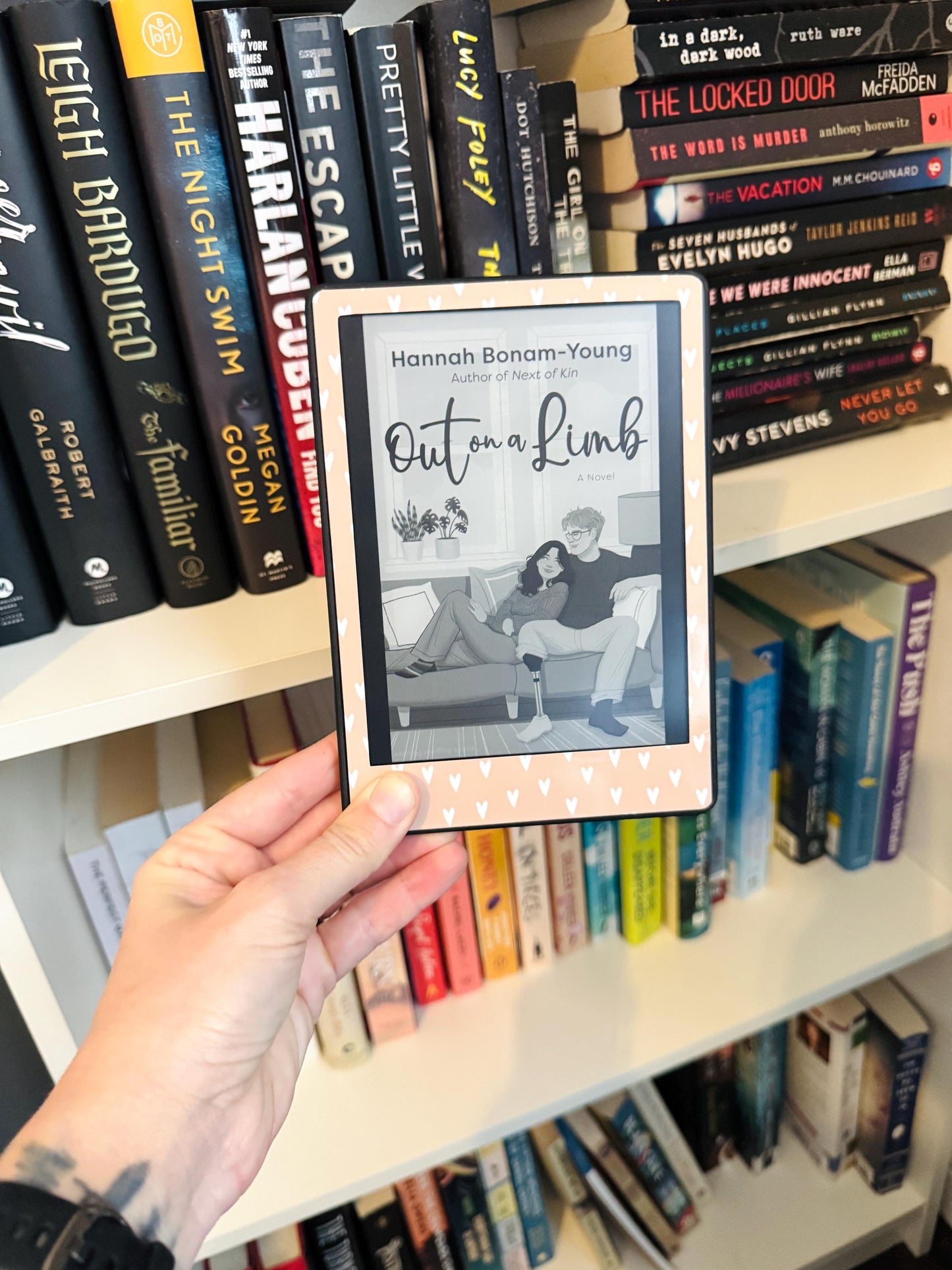 Hearts Out on a Limb Kindle Skin