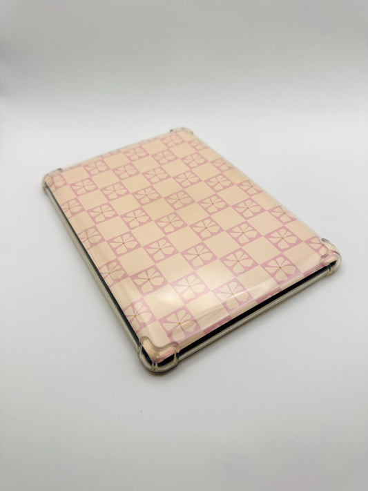 Garden Check Pink Kindle Skin