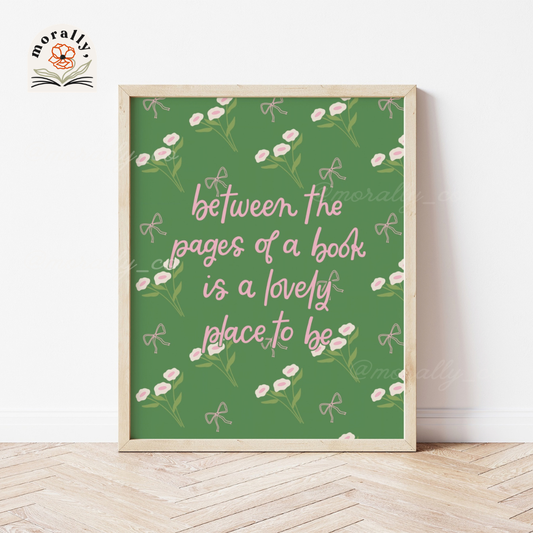 Between the Pages Art Print (2 color options!)