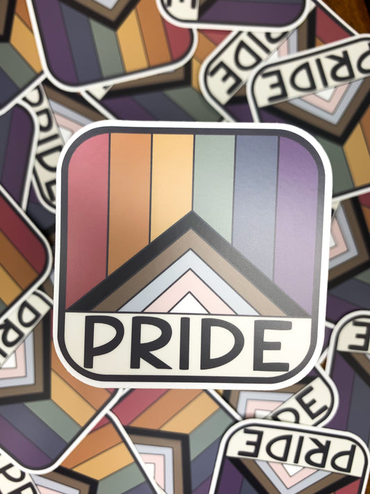 PRIDE flag sticker