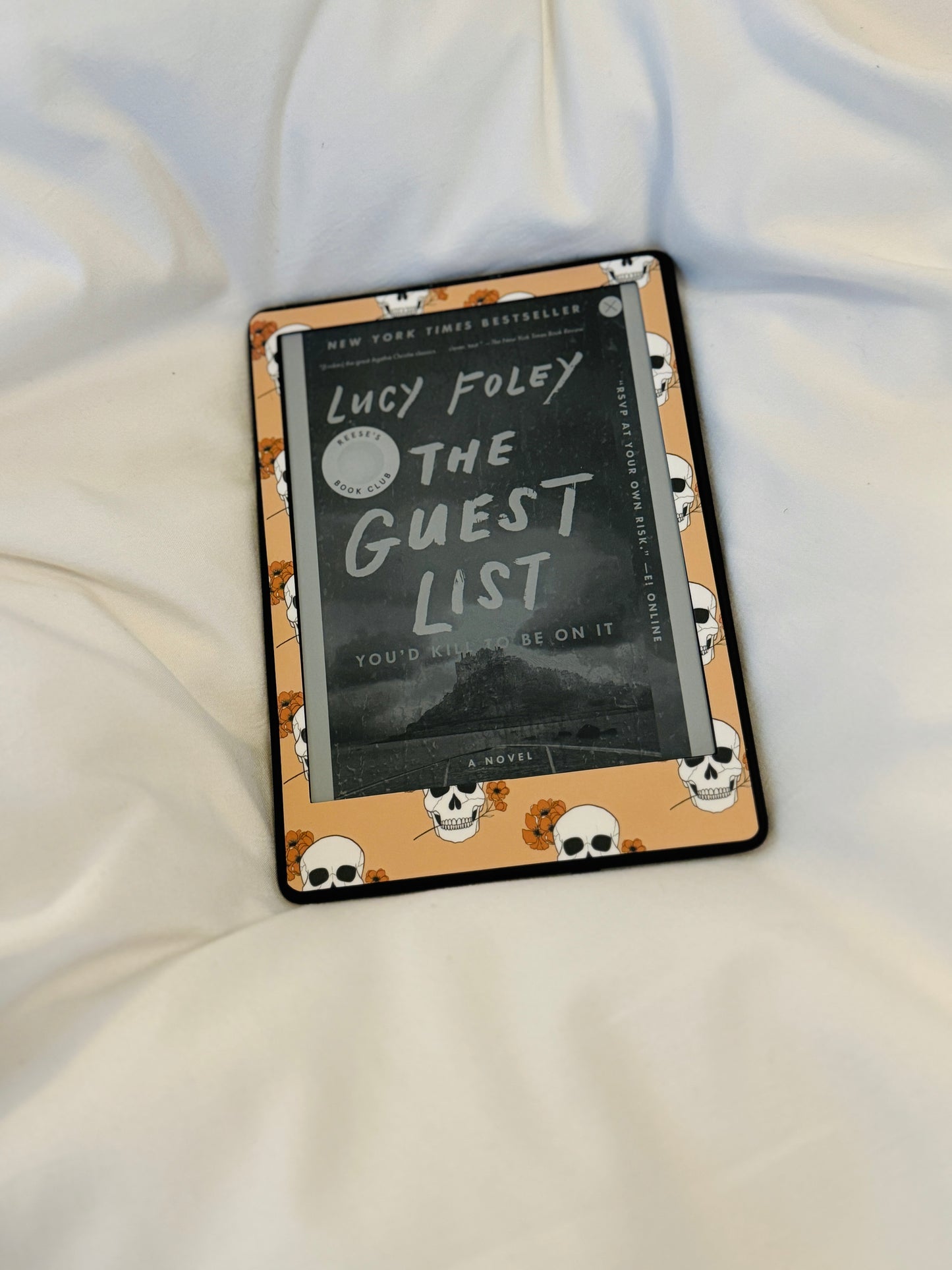 Death by TBR Kindle Skin