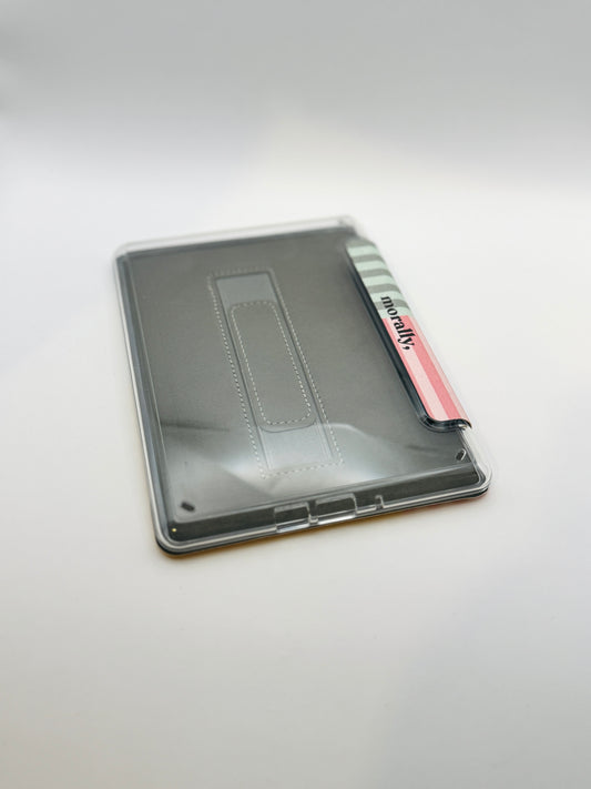 Beach Towel Kindle Case with Clear Back and Hand Strap