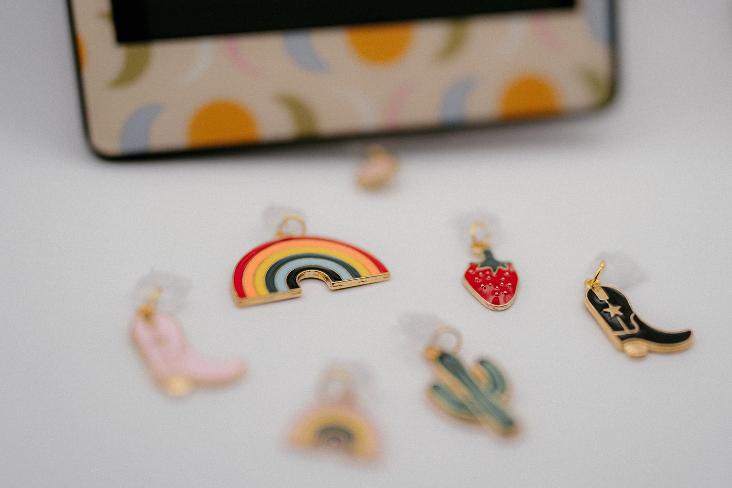 Colorful Kindle Charm Collection