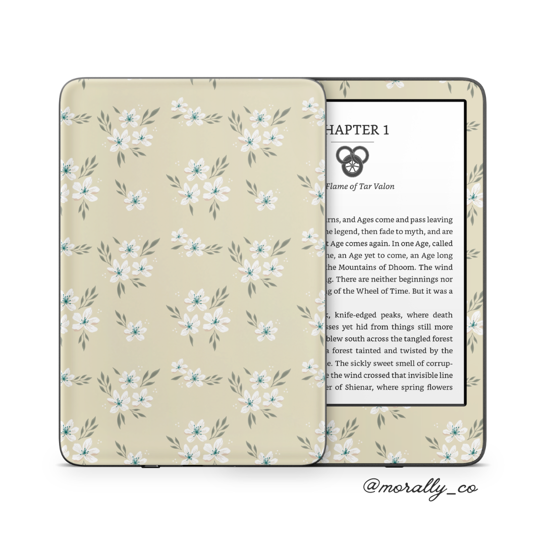 Soft Bloom Kindle Skin