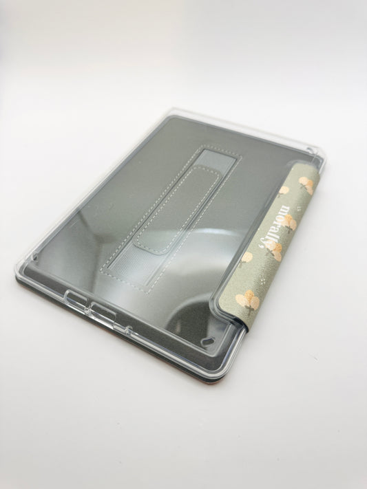 Blossom Kindle Case with Clear Back and Hand Strap