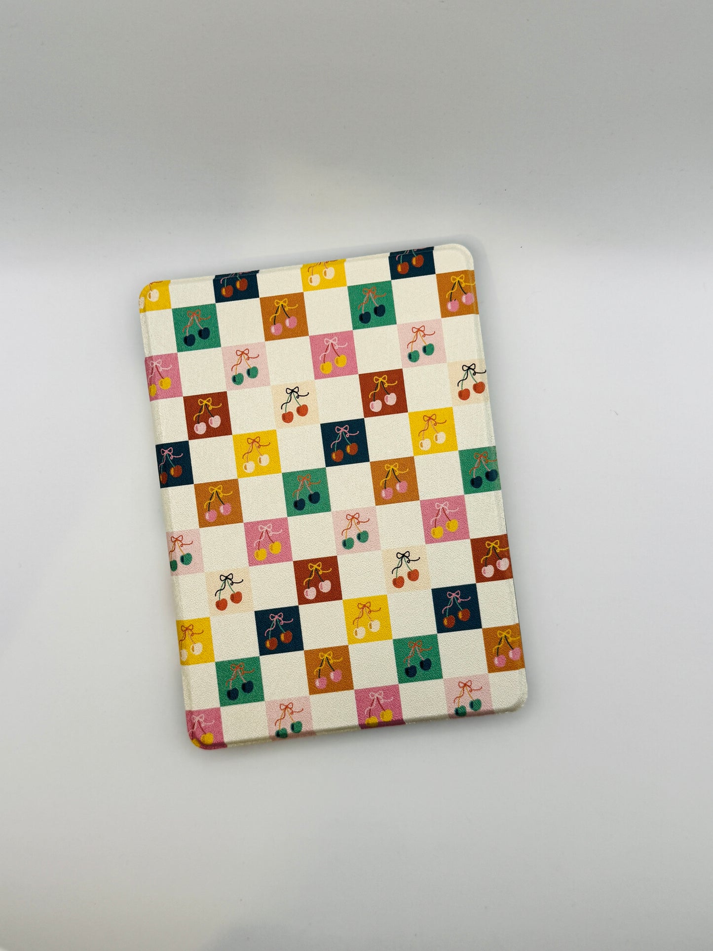 Cheeky Cherries Kindle Case with Clear Back and Hand Strap