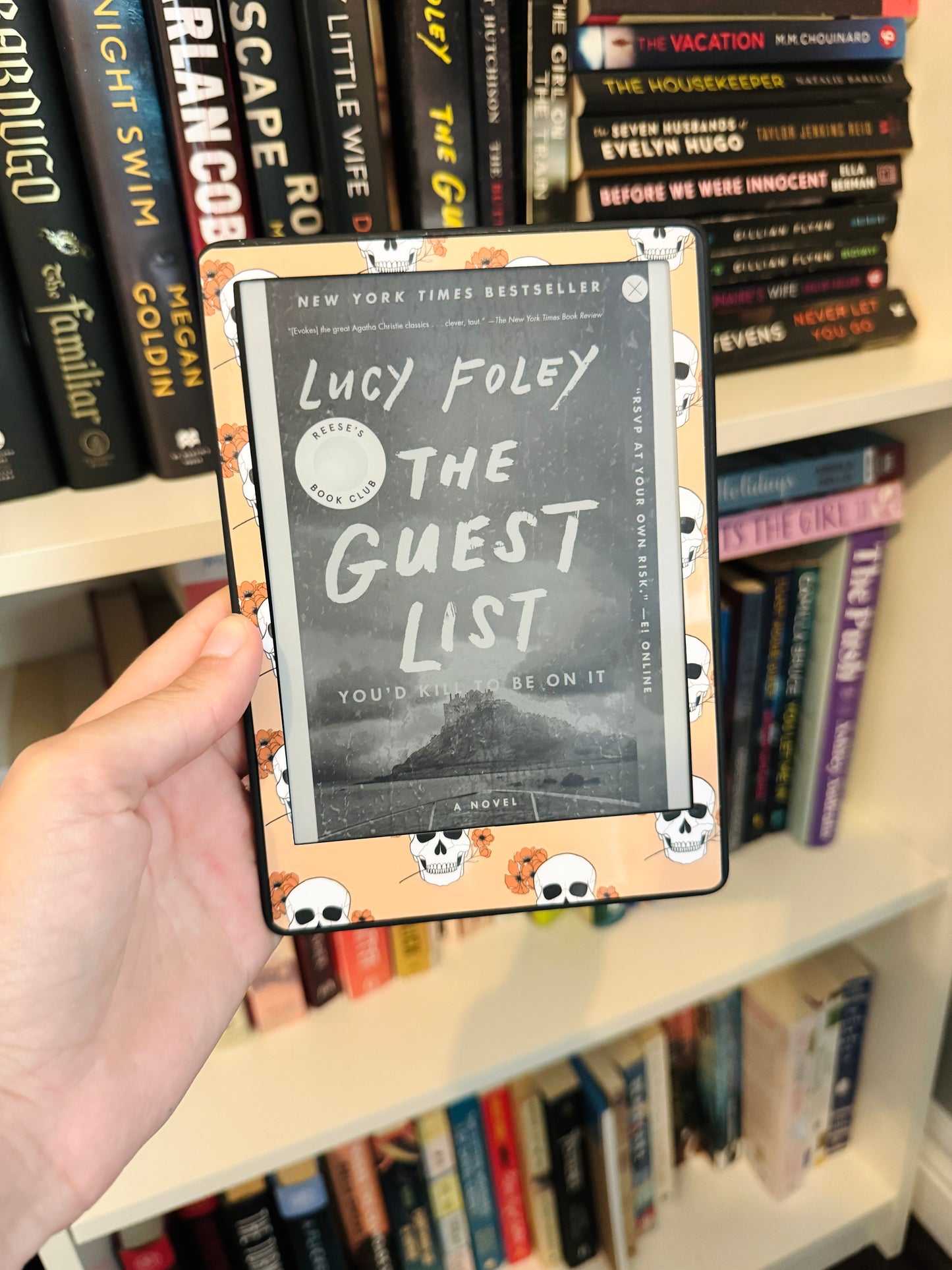 Death by TBR Kindle Skin