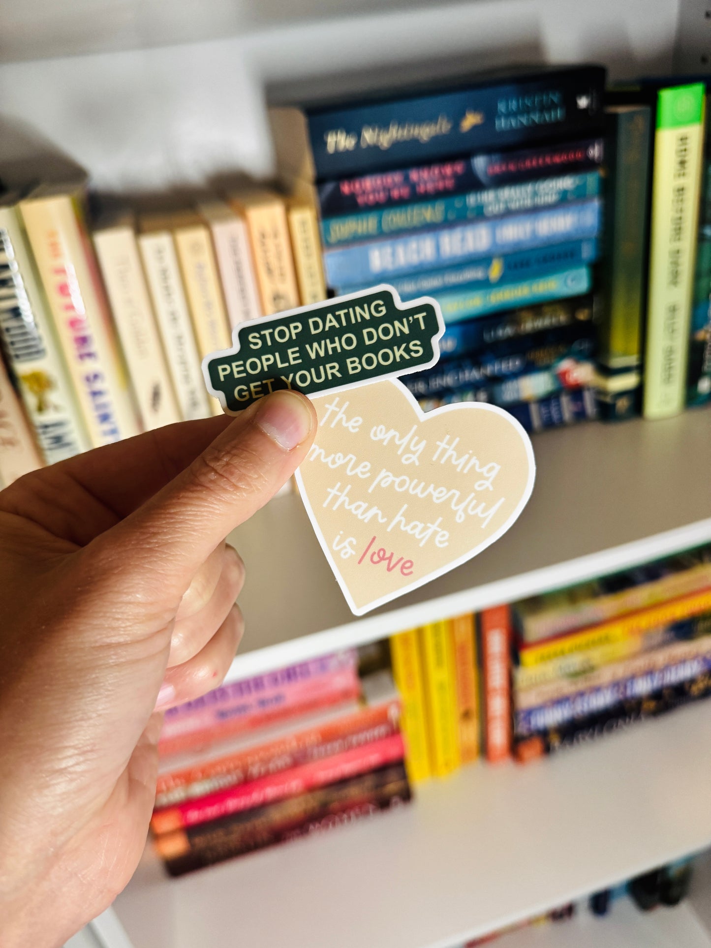 Stop Dating People Who Don't Get Your Books sticker