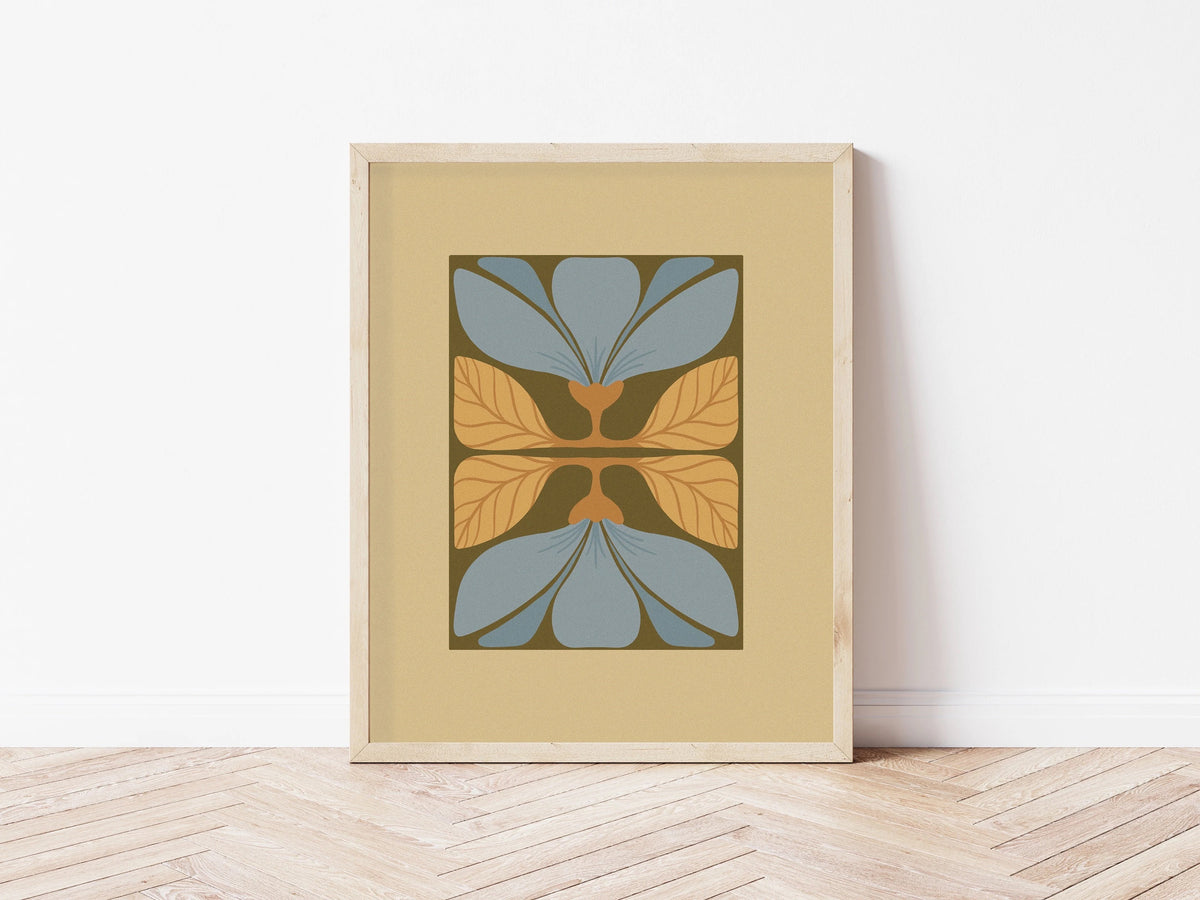 Calming Florals Art Print