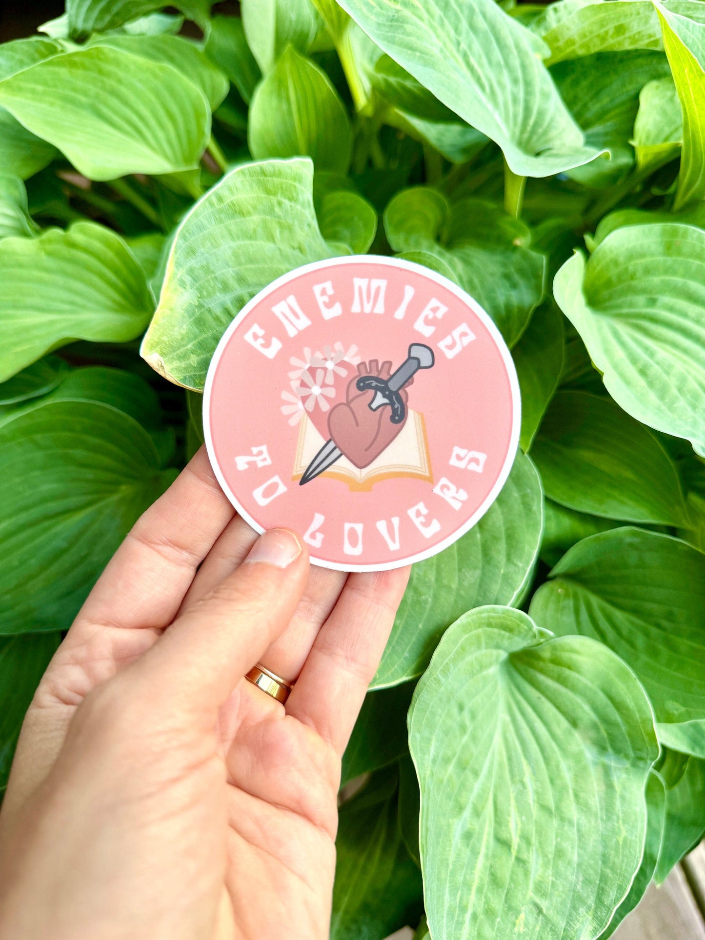 ENEMIES to LOVERS Book Club sticker