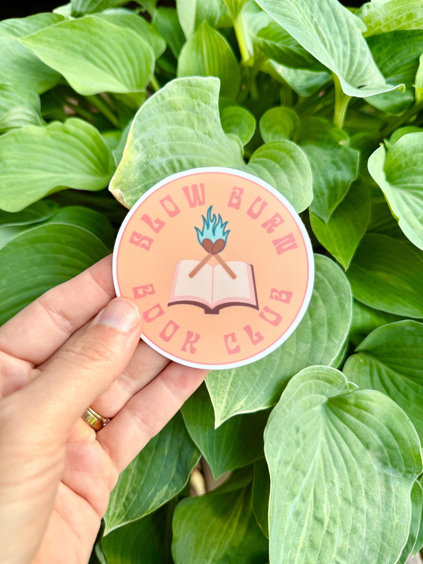 SLOW BURN Book Club sticker