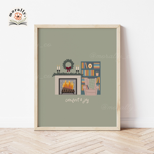 Comfort & Joy Art Print