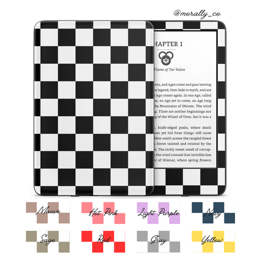 Checker Kindle Skin (various colors)