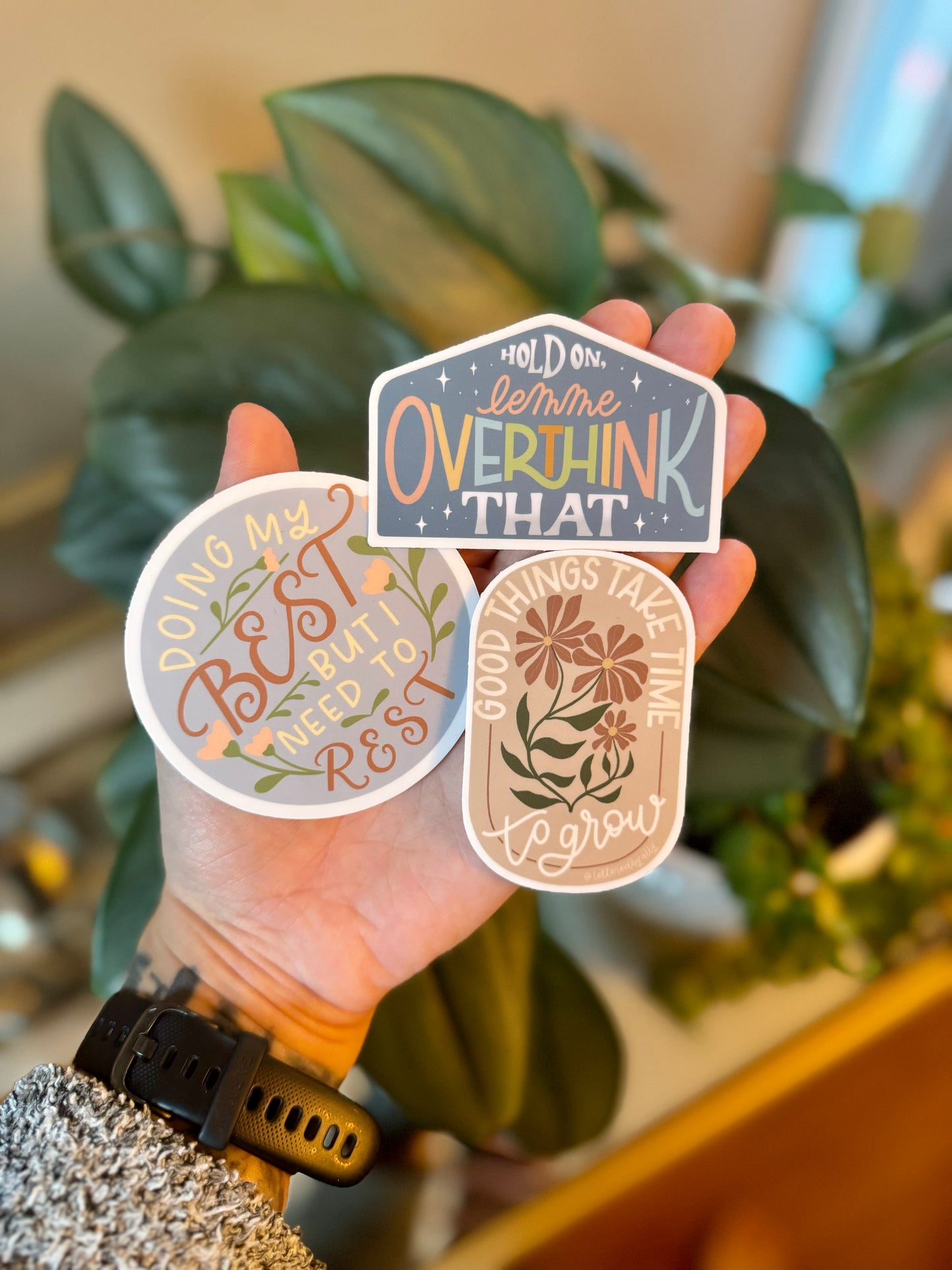 Hold On Lemme Overthink That sticker