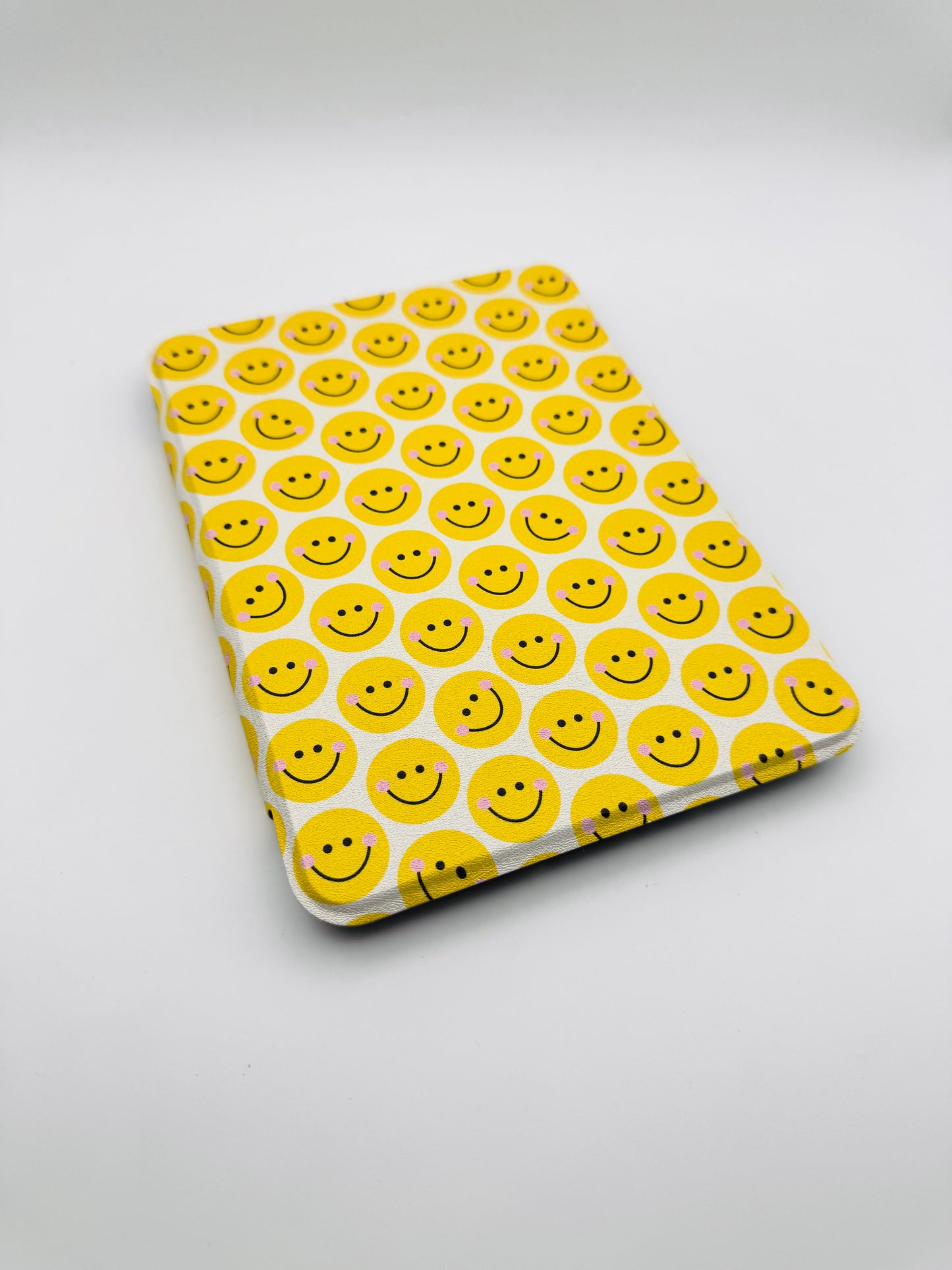 Smiley Kindle Case with Clear Back and Hand Strap