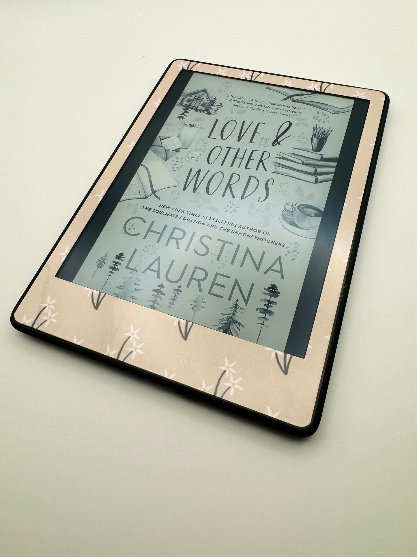 Creamy Flora Kindle Skin