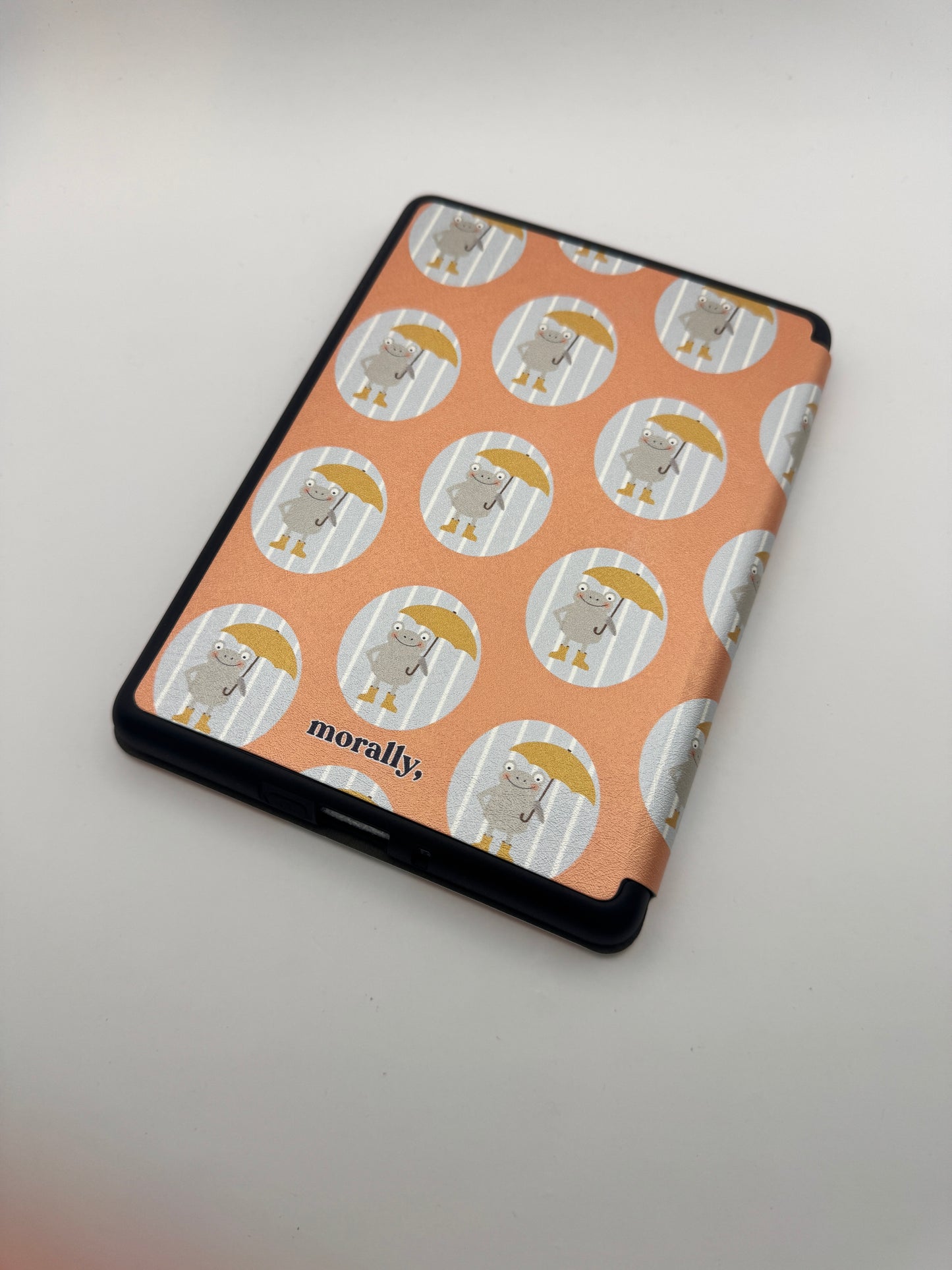 Rainy Days Kindle Case with Back Magnet and Hand Strap