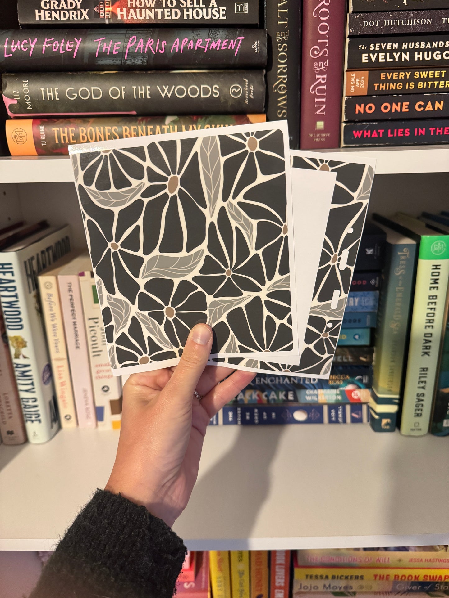 Neutral Abstract Modern Florals Kindle Skin