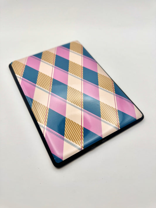 Plaid Jewel Kindle Skin