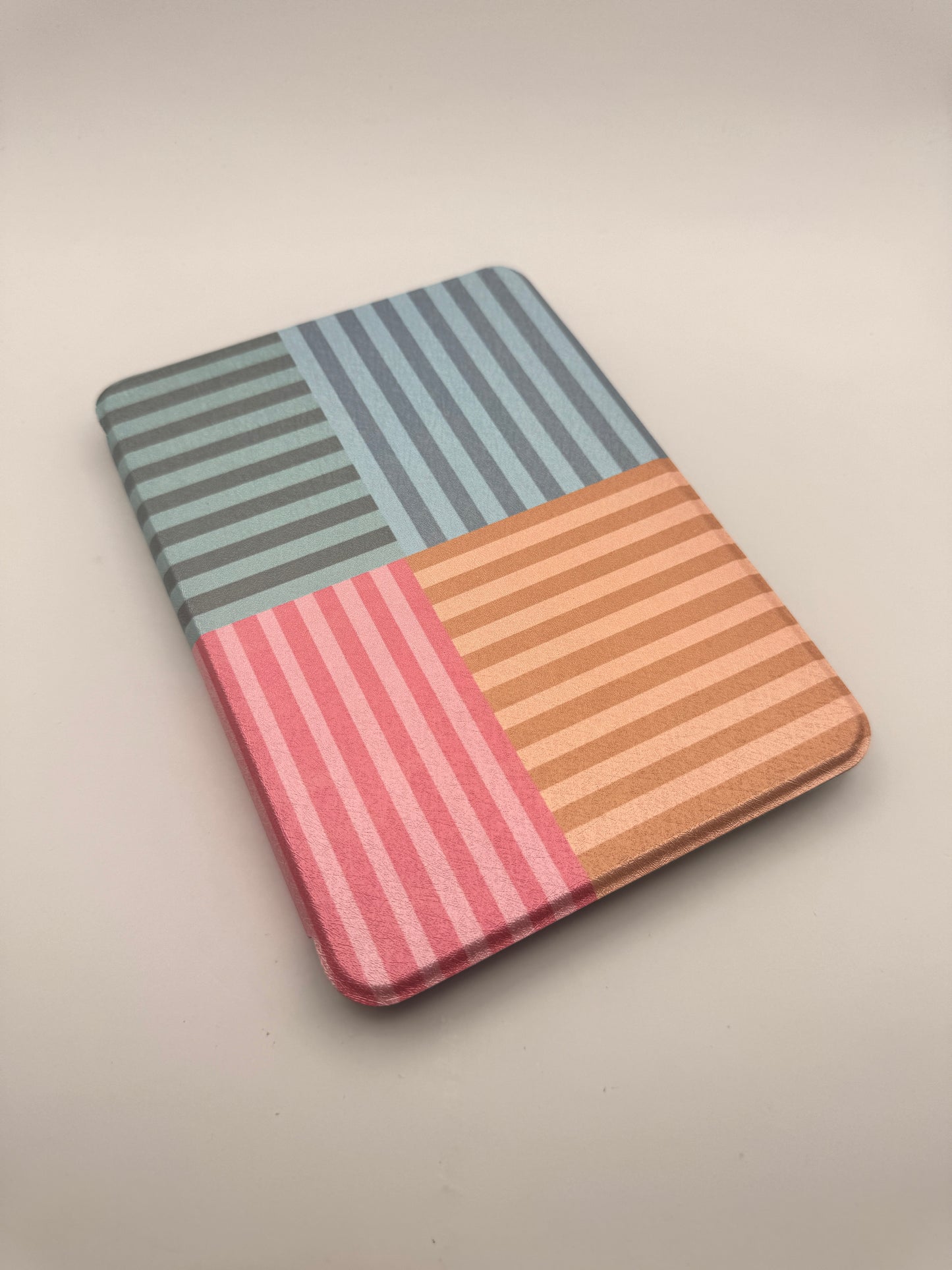 Beach Towel Kindle Case with Clear Back and Removable Cover & Hand Strap