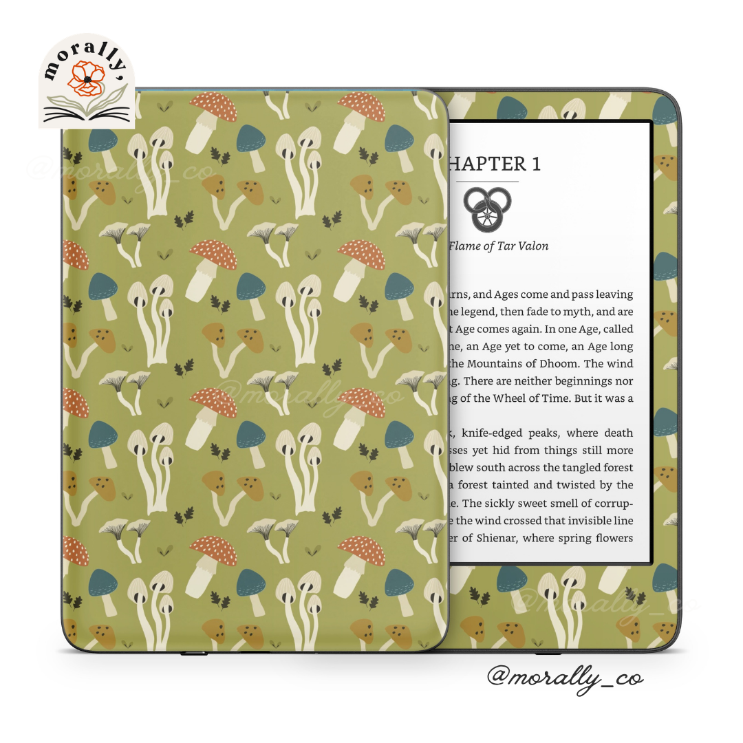 Mushroom WOODLAND Kindle + Kobo Skin