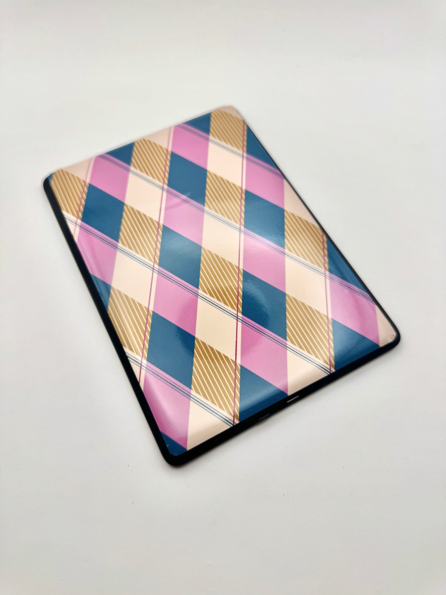Plaid Jewel Kindle Skin