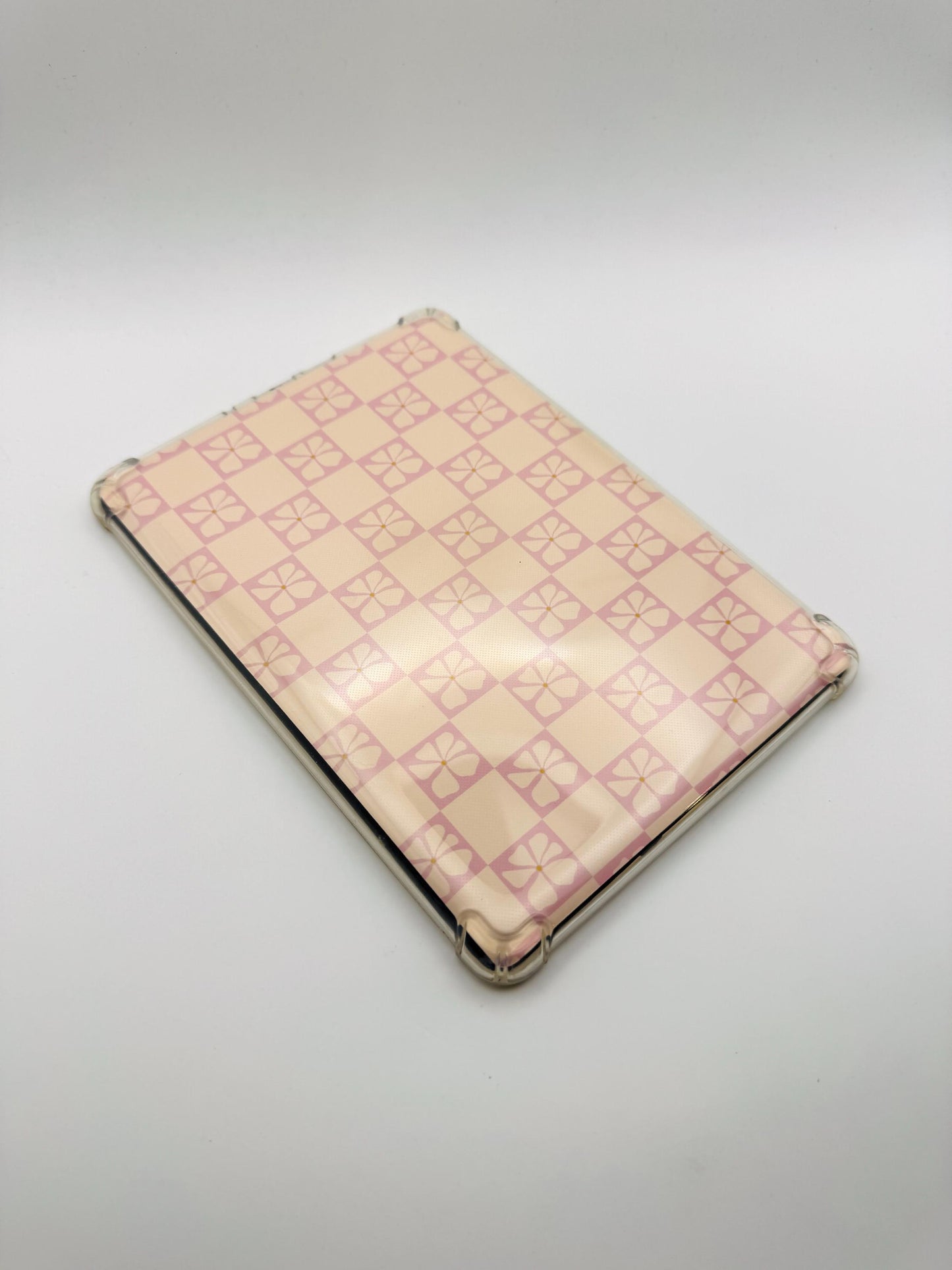 Garden Check Pink Kindle Skin