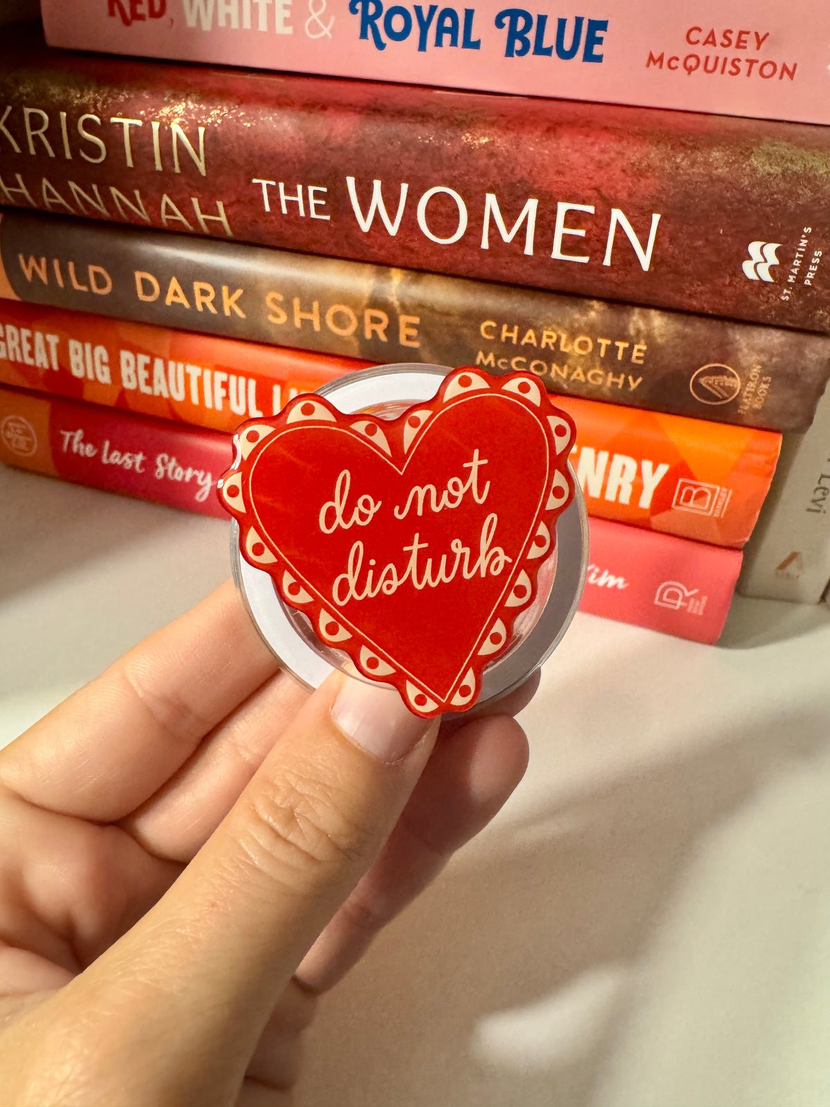 Do Not Disturb Coquette Heart MagSafe Phone/E-reader Grip
