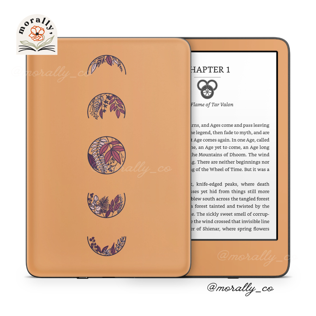 Plant Moon Phases CELESTIAL Kindle + Kobo Skin