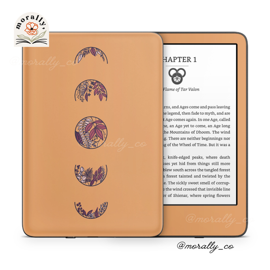 Plant Moon Phases CELESTIAL Kindle + Kobo Skin