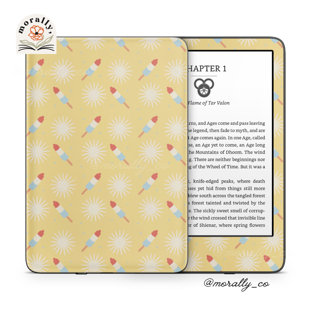 Firecracker SWEET SUMMER Kindle + Kobo Skin