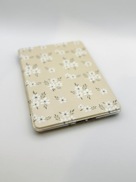 Soft Bloom Kindle Case with Clear Back and Hand Strap