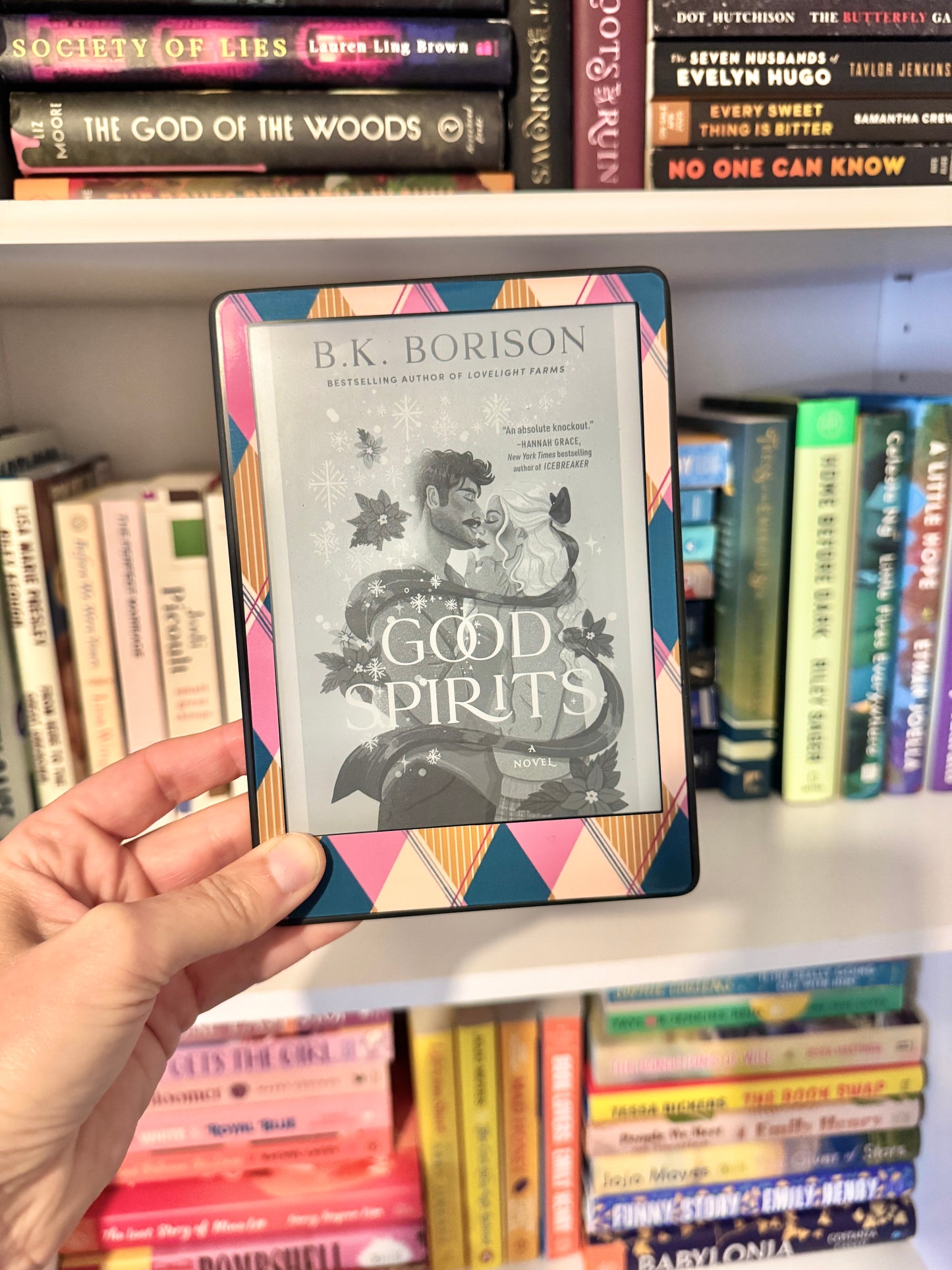 Plaid Jewel Kindle Skin