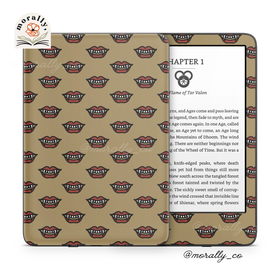Sink Your Teeth HallowINKED Kindle + Kobo Skin