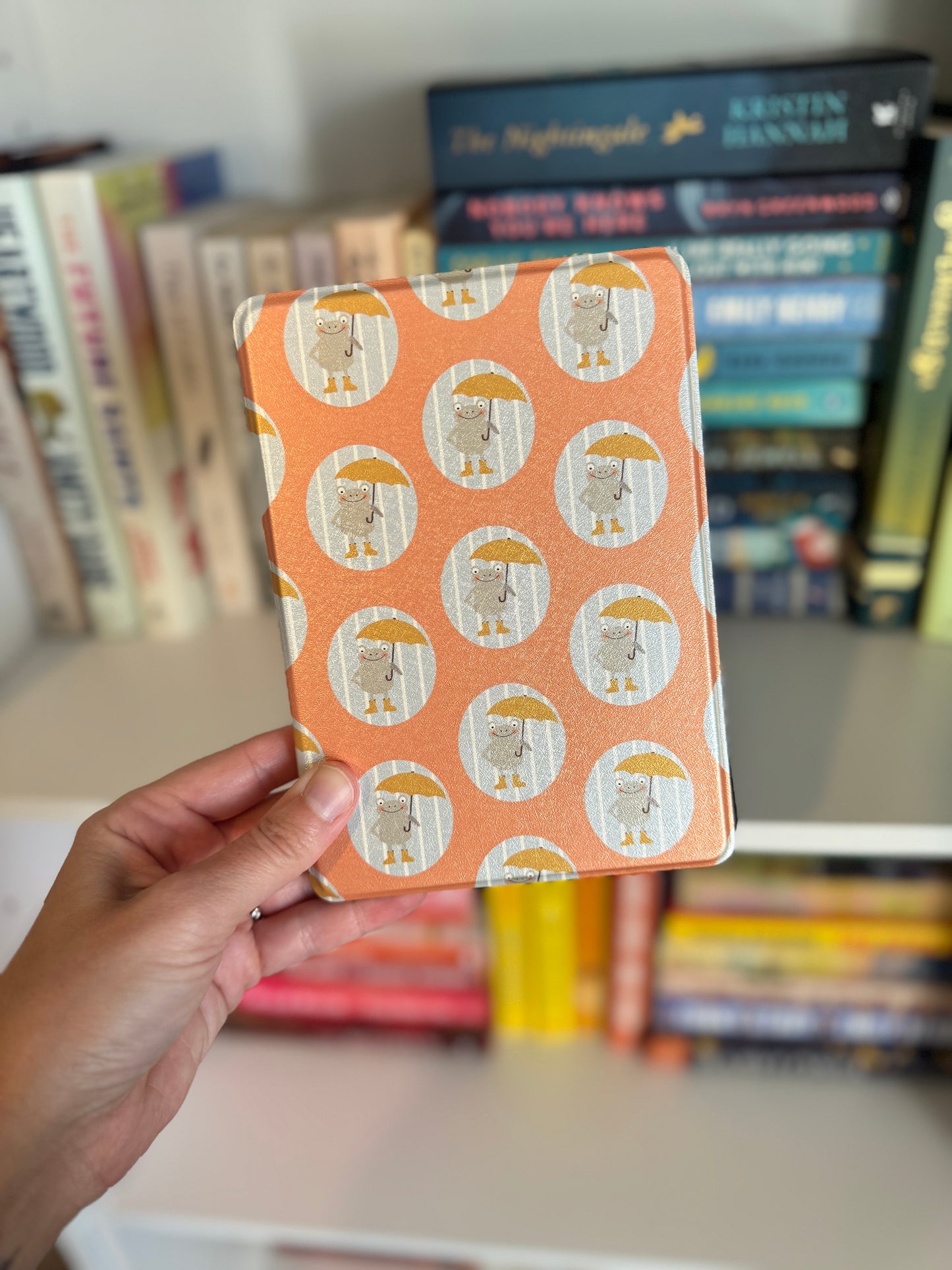 Rainy Days Kindle Case with Back Magnet and Hand Strap
