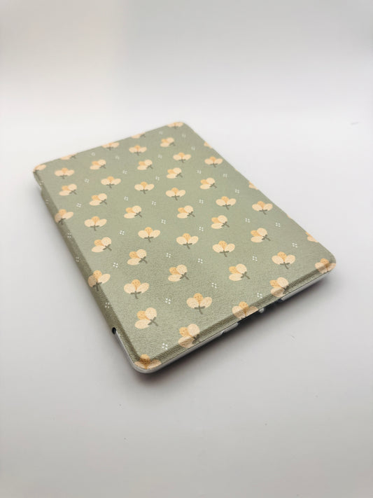 Blossom Kindle Case with Clear Back and Hand Strap