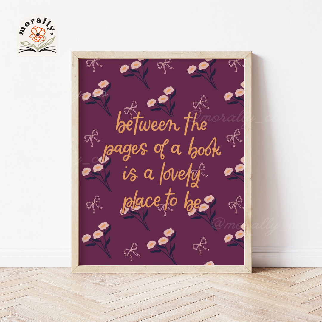 Between the Pages Art Print (2 color options!)