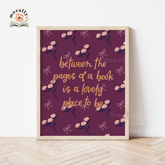 Between the Pages Art Print (2 color options!)