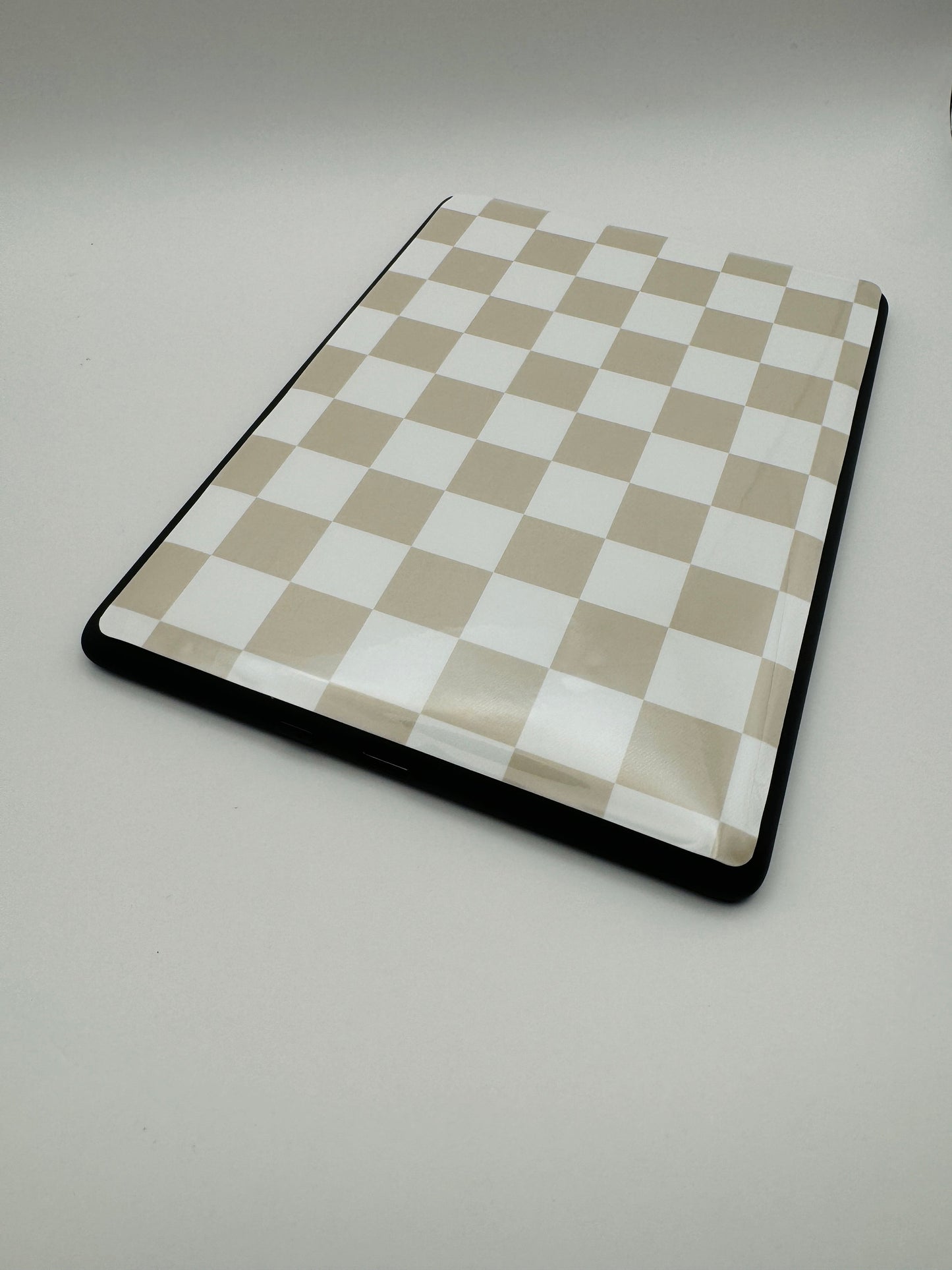 Tan / Beige Checker Kindle Skin