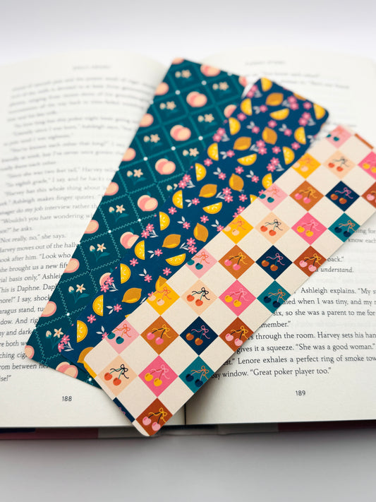 Fruity (July) Bookmark Trio