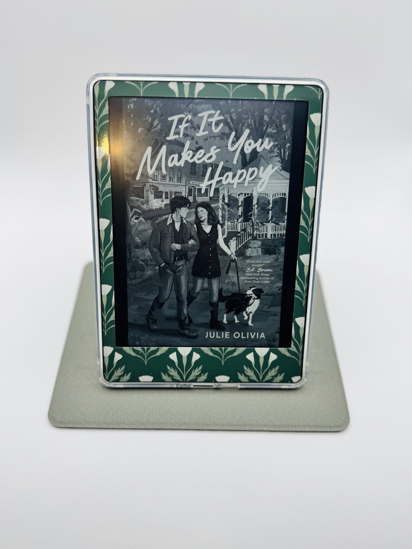 Wildflowers Kindle Case with Clear Back and Removable Cover