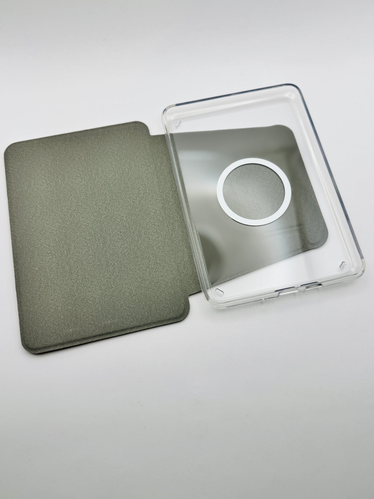 Patchwork Kindle Case with Clear Back and Removable Cover