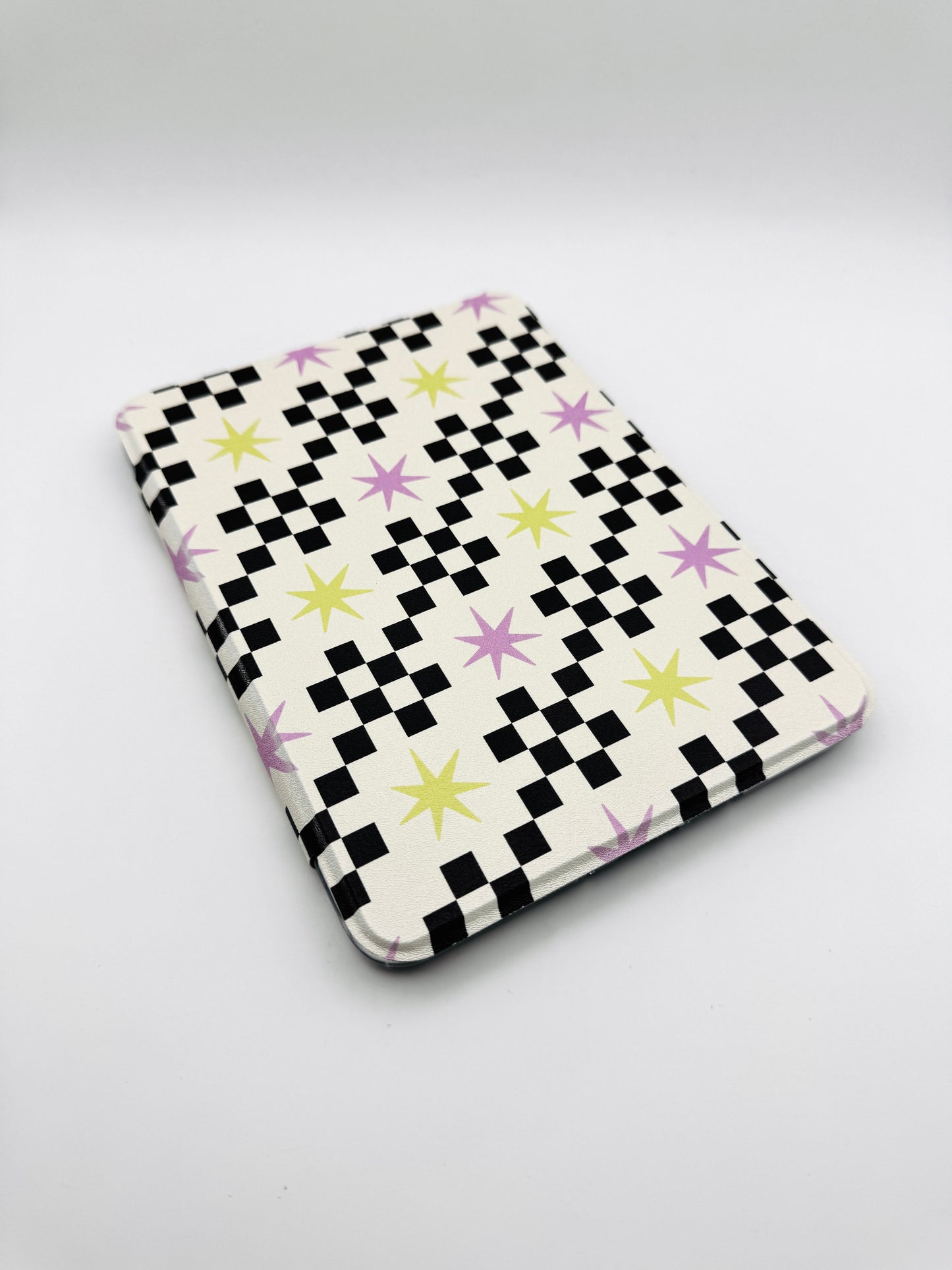 Neon Night Kindle Case with Clear Back and Hand Strap