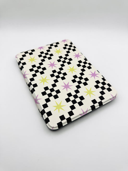 Neon Night Kindle Case with Clear Back and Hand Strap
