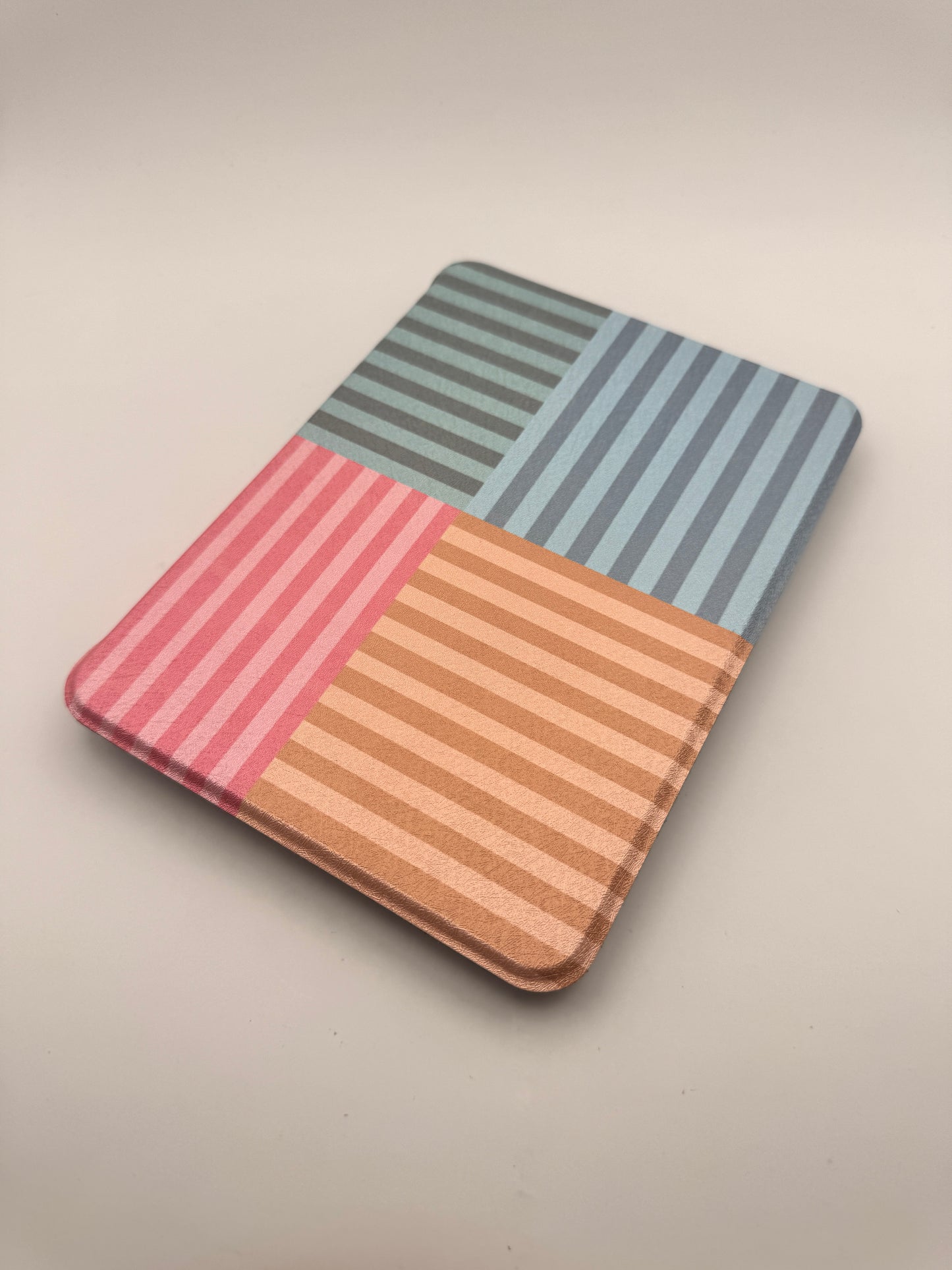 Beach Towel Kindle Case with Clear Back and Removable Cover & Hand Strap
