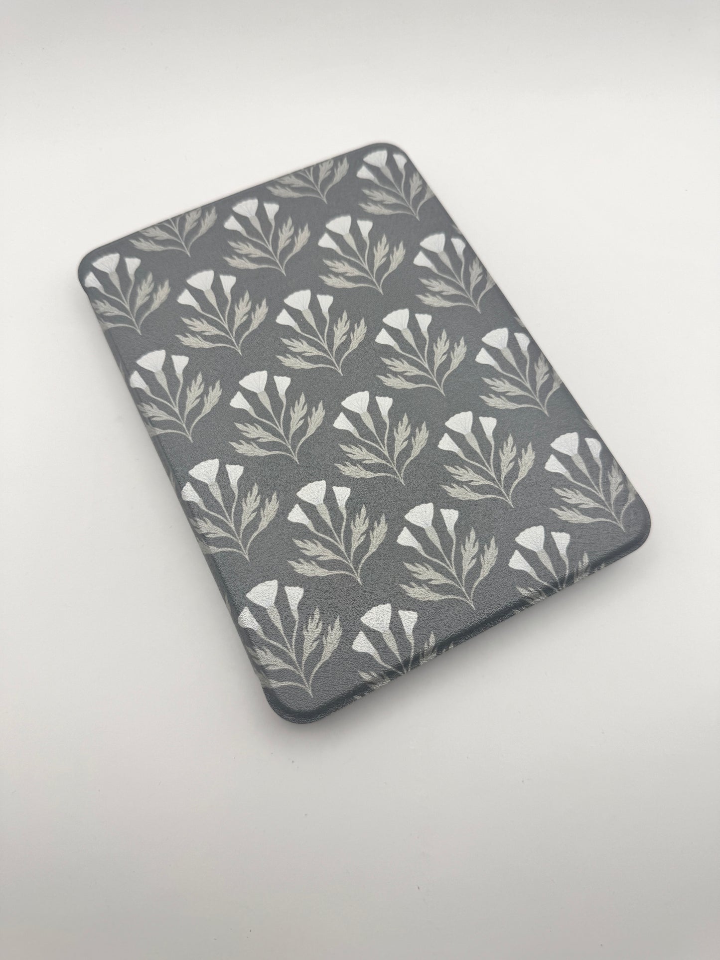 Vintage Florals Kindle Case with Clear Back and Removable Cover & Hand Strap