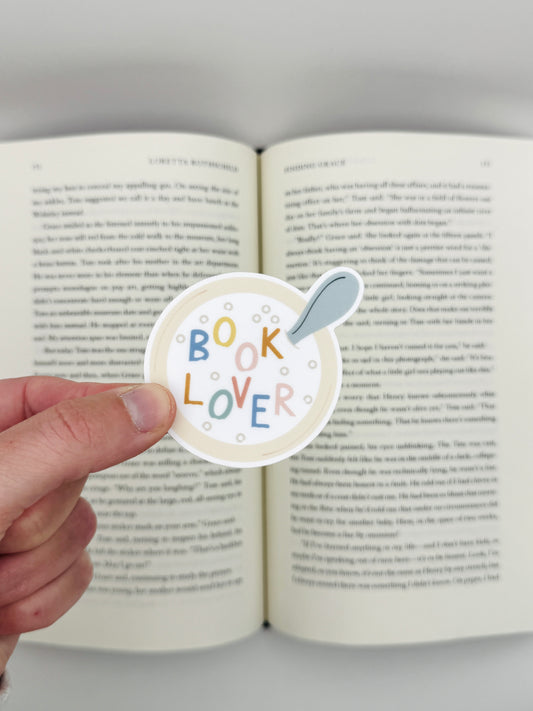 Book Lover Cereal sticker