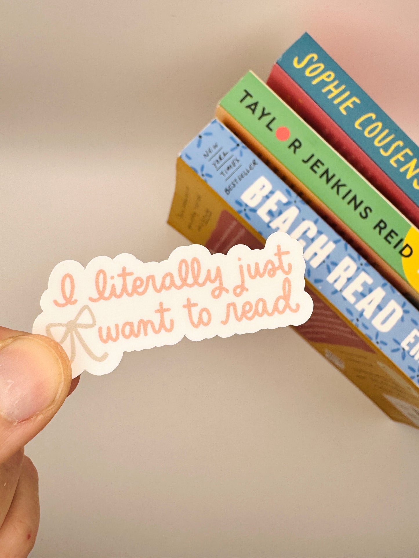 I Literally Just Want to Read Sticker