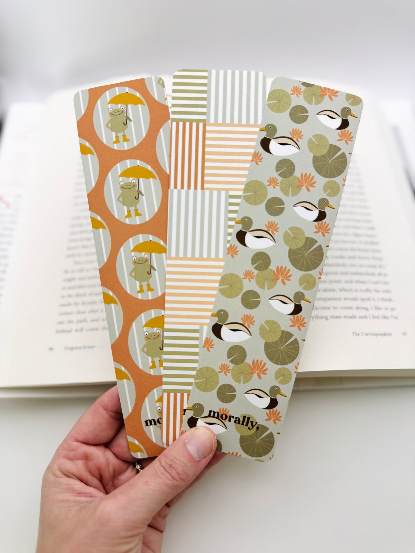 Spring (April) Bookmark Trio