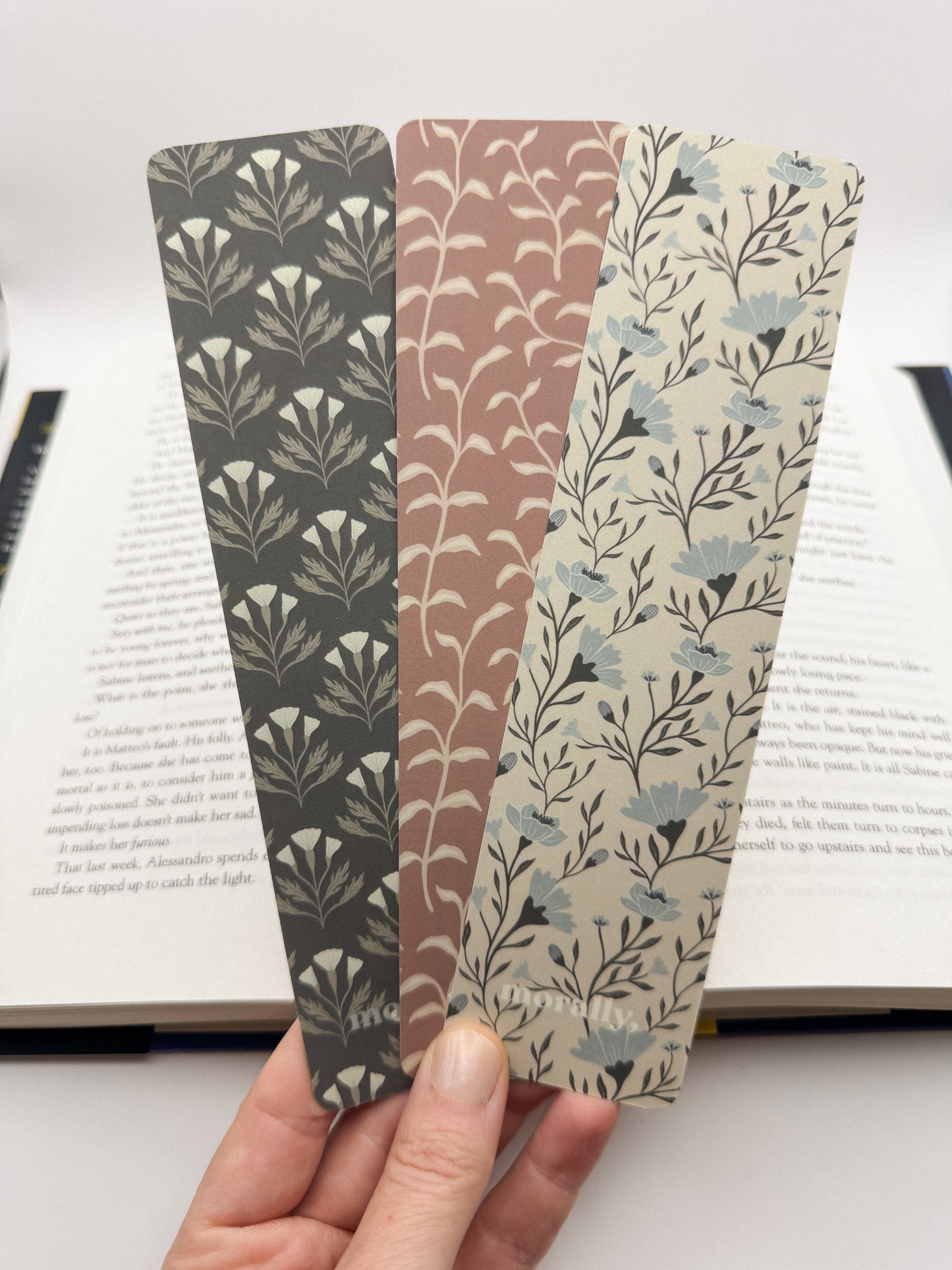 Serene (January) Bookmark Trio